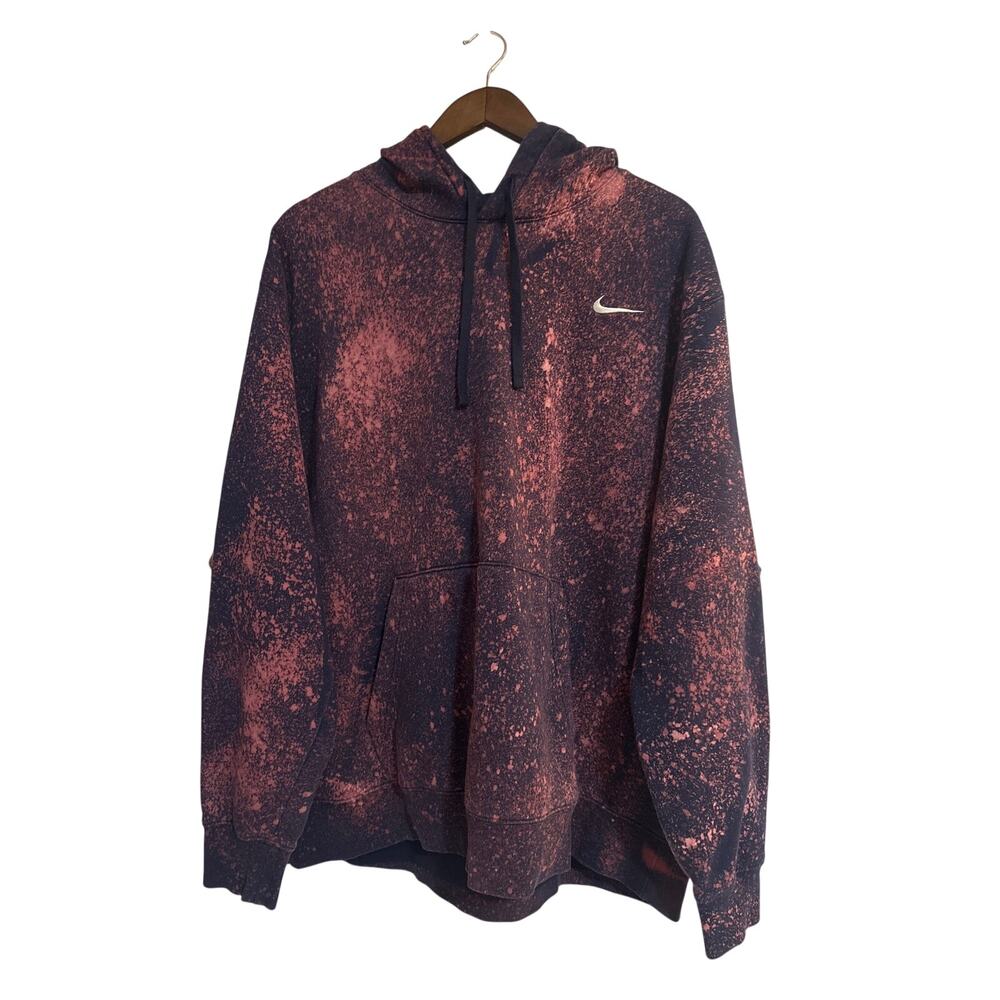 Nike Sweatshirt Navy with Clorox Wash Size 3XL